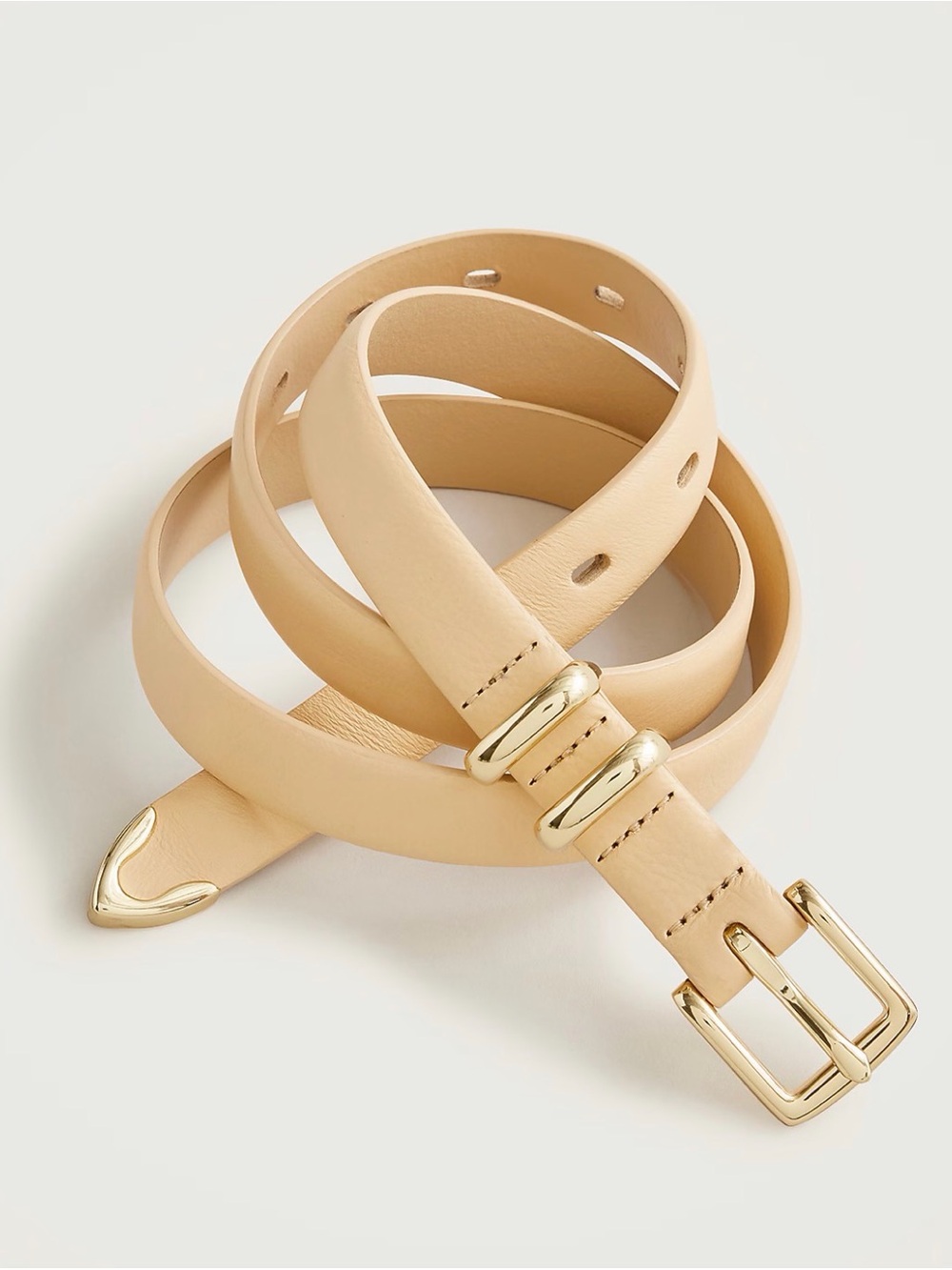 J Crew Large Thin leather belt CW106